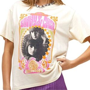 NWOT Daydreamer Stone Vintage Sonny & Cher Melody Tee